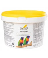 Aves Lorinectar 15 кг - нектар для лорикетов - на рассмотрении - упаковка дой-пак с застежкой-молнией