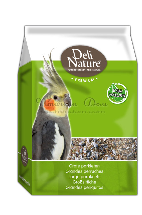 Deli Nature - Премиум - Попугаи средние 1 кг (нимфа)